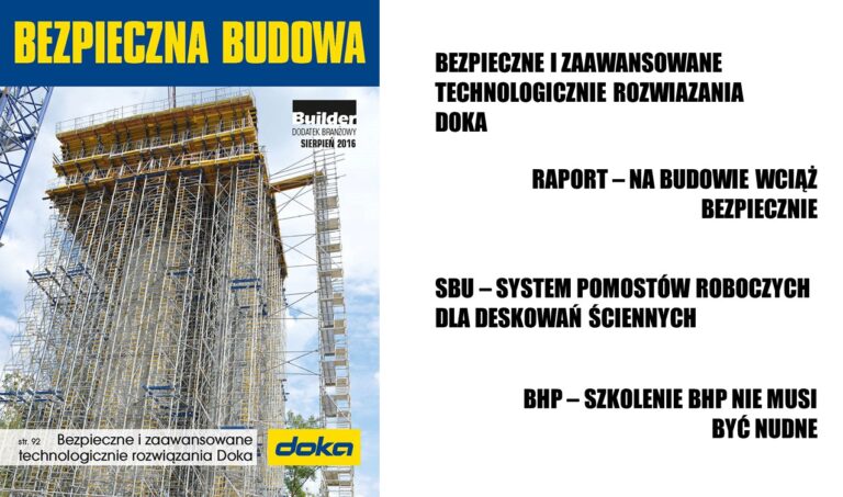 BUILDER – DODATEK BRANŻOWY – SIERPIEŃ 2016