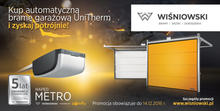 JESIENNA PROMOCJA WIŚNIOWSKI NA BRAMY UNITHERM PRZEDŁUŻONA DO 14 GRUDNIA 2016!