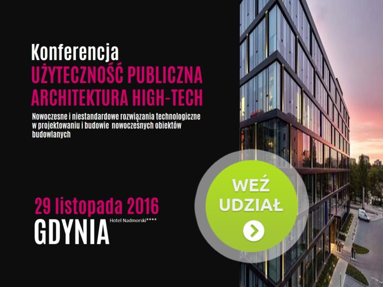 UŻYTECZNOŚĆ PUBLICZNA (ARCHITEKTURA HIGH-TECH) W GDYNI