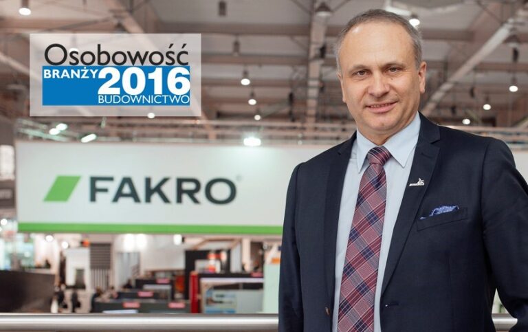 JANUSZ KOMURKIEWICZ – OSOBOWOŚĆ BRANŻY 2016
