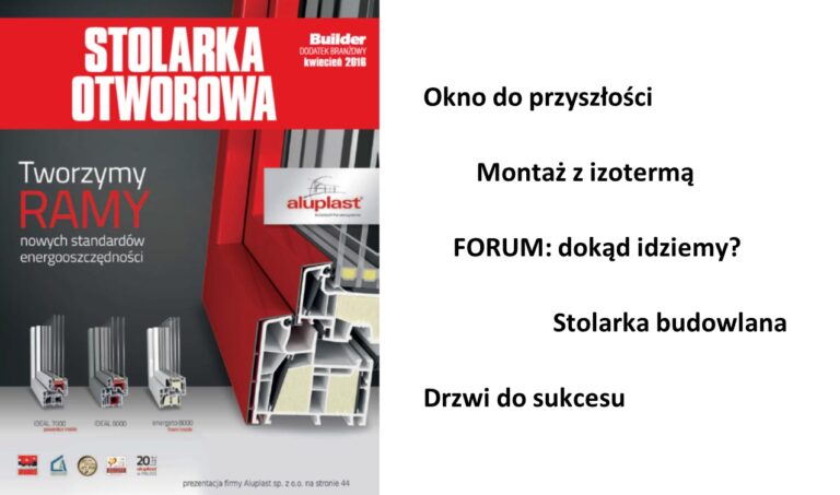 BUILDER – DODATEK BRANŻOWY – KWIECIEŃ 2016