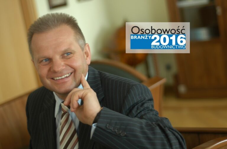 KRZYSZTOF  PRUSZYŃSKI – OSOBOWOŚĆ BRANŻY 2016