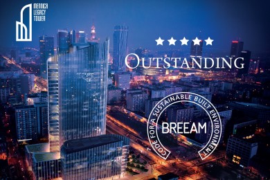 Mennica Legacy Tower z BREEAM Outstanding