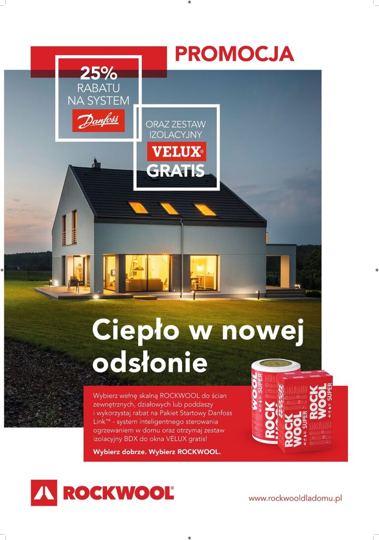 ROCKWOOL DLA DOMU – CIEPŁO W NOWEJ ODSŁONIE I ATRAKCYJNE NAGRODY!