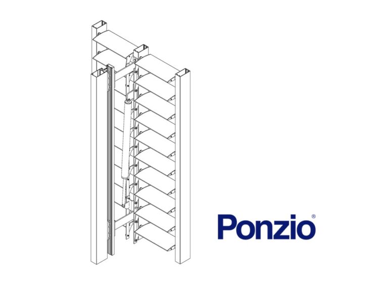 REGULOWANE ŻALUZJE PRZECIWSŁONECZNE PONZIO