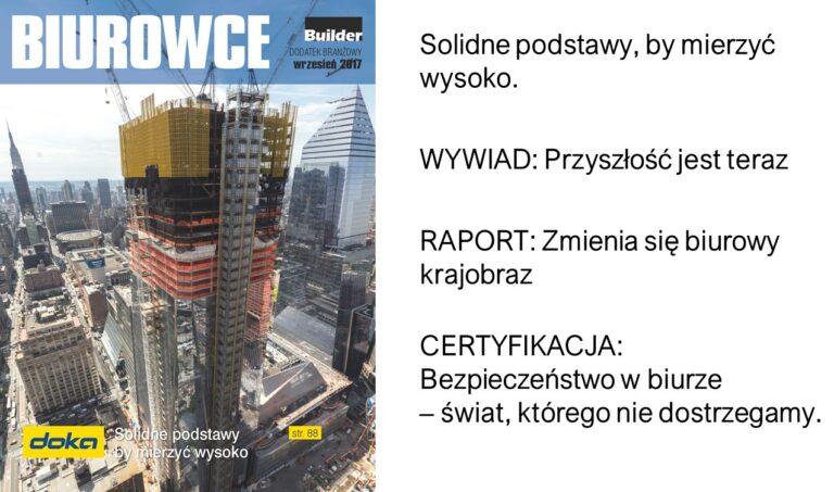 BUILDER – DODATEK BRANŻOWY – WRZESIEŃ 2017