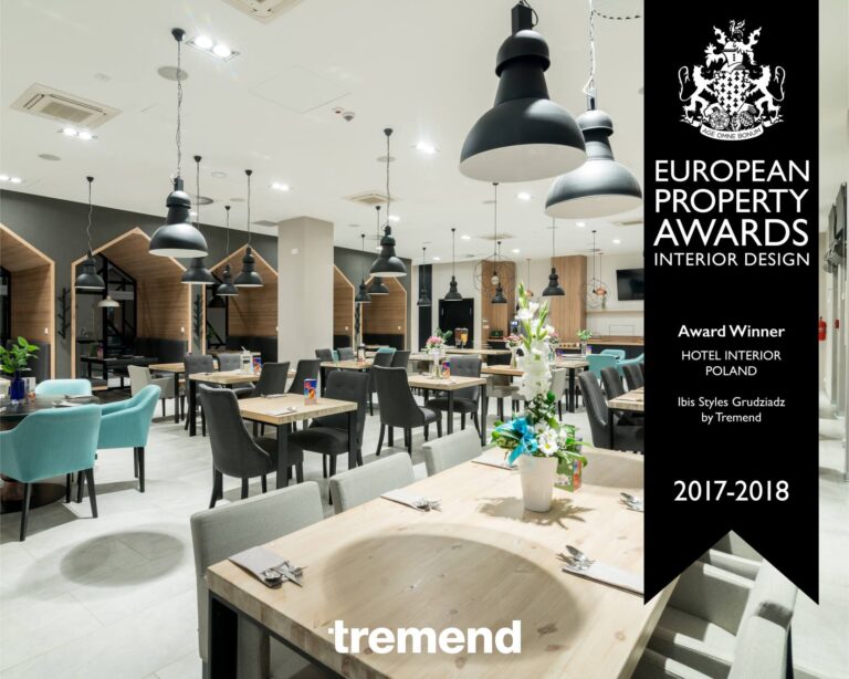 TREMEND PONOWNIE LAUREATEM NAGRODY EUROPEAN PROPERTY AWARDS