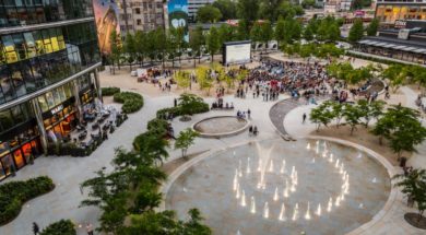 Plac Europejski widok ogolny