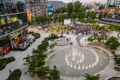 Plac Europejski widok ogolny