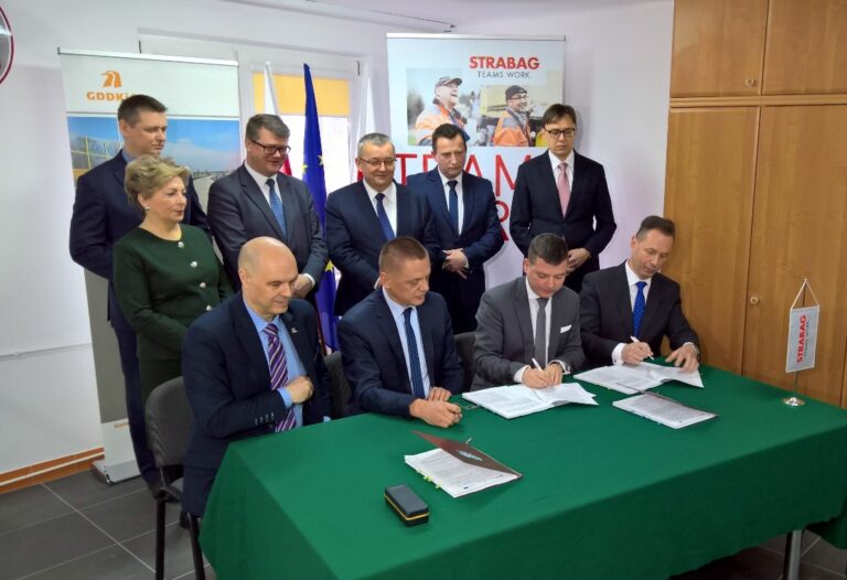 STRABAG Z DWOMA KOLEJNYMI KONTRAKTAMI NA BUDOWĘ DROGI S7