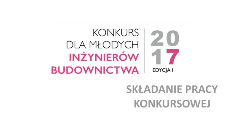 JAK ZŁOŻYĆ PRACĘ W KONKURSIE KDMI?