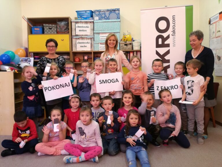 „POKONAJ SMOGA Z FAKRO” W SĄDECKICH PRZEDSZKOLACH