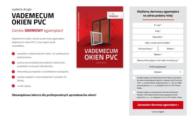 KSIĄŻKA „VADEMECUM OKIEN PVC 2” – PROFESJONALNIE O OKNACH