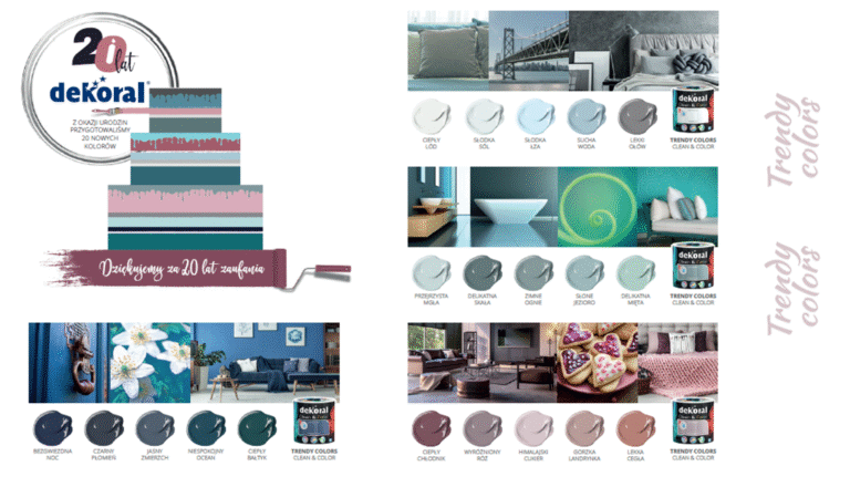 20 LAT KOLOROWYCH LAT Z MARKĄ DEKORAL!