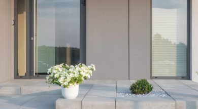 Stylish home entrance
