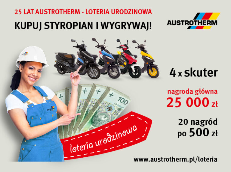 25 FANTASTYCZNYCH NAGRÓD W URODZINOWEJ LOTERII AUSTROTHERMU