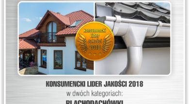 konsumencki lider jakości 2018 blachy pruszyński