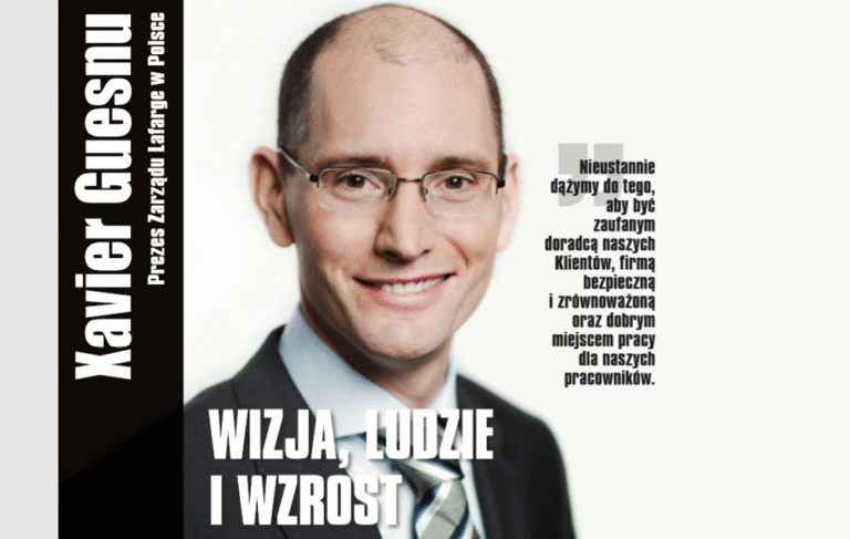 WIZJA, LUDZIE  I WZROST – XAVIER GUESNU