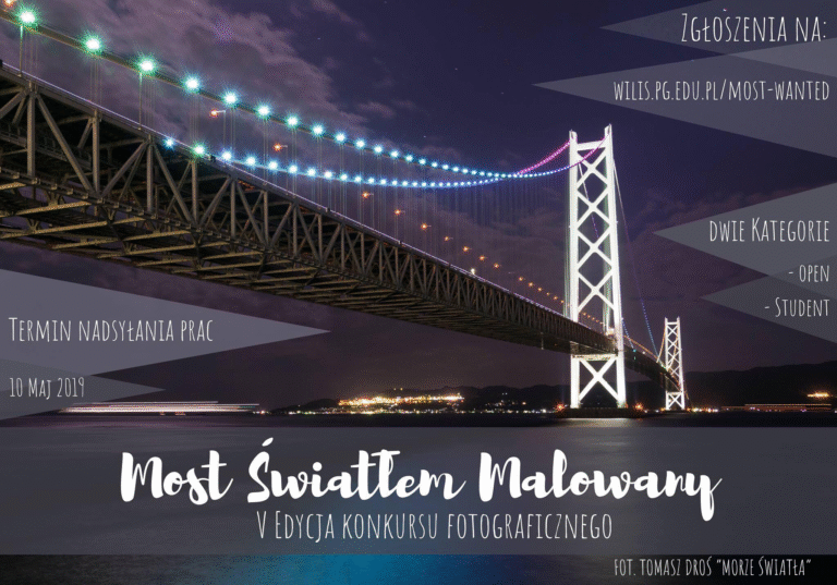 V EDYCJA KONKURSU – MOST ŚWIATŁEM MALOWANY