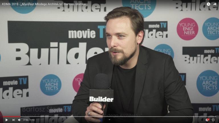 KDMA 2019 – ,,Manifest Młodego Architekta”, Bartosz Słomka