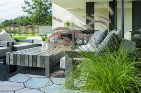 Wooden garden furniture
