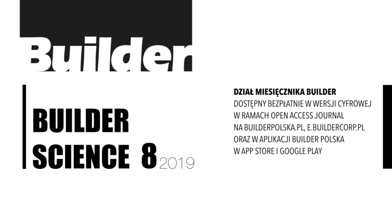 BUILDER SCIENCE 08.2019