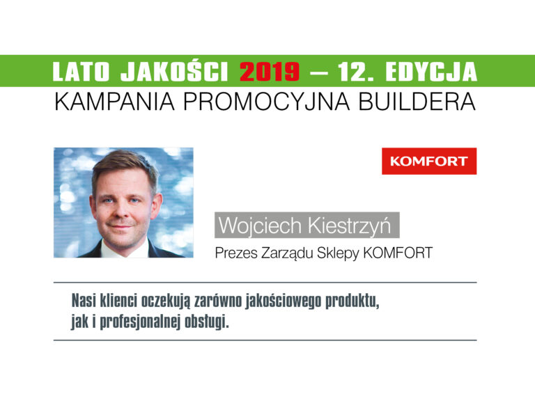 LATO JAKOŚCI 2019 – FORUM LIDERÓW – KOMFORT
