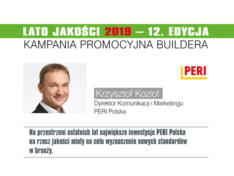 LATO JAKOŚCI 2019 – FORUM LIDERÓW – PERI