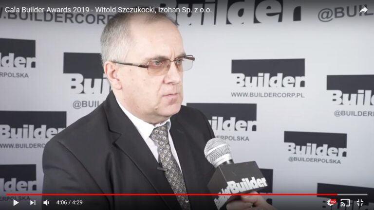 Gala Builder Awards 2019 – Witold Szczukocki, Izohan Sp. z o.o.