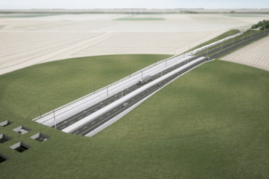 Still from tunnel animation video