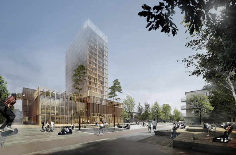 Dom Kultury Sara w Szwecji w systemach ALUPROF