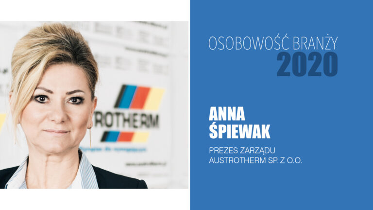 ANNA ŚPIEWAK – Osobowość Branży 2020