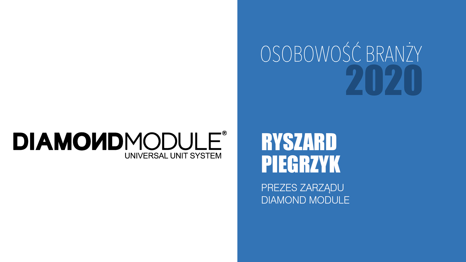 Ryszard Piegrzyk – Osobowość Branży 2020