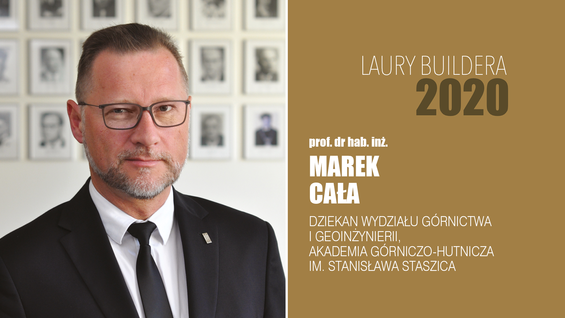 prof. dr hab. inż. Marek Cała – LAURY BUILDERA 2020