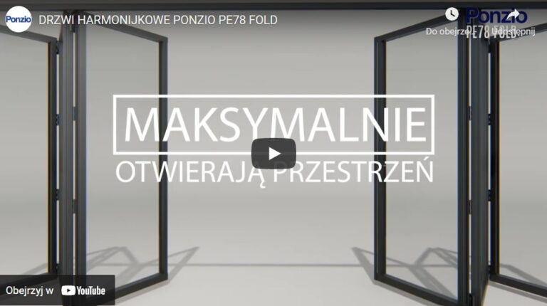 DRZWI HARMONIJKOWE PONZIO PE78 FOLD