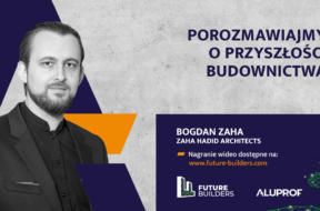 Bogdan Zaha w studiu Future Builders _ Materiały prasowe Aluprof