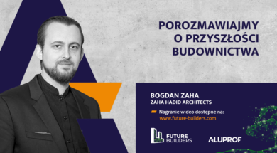 Bogdan Zaha w studiu Future Builders _ Materiały prasowe Aluprof