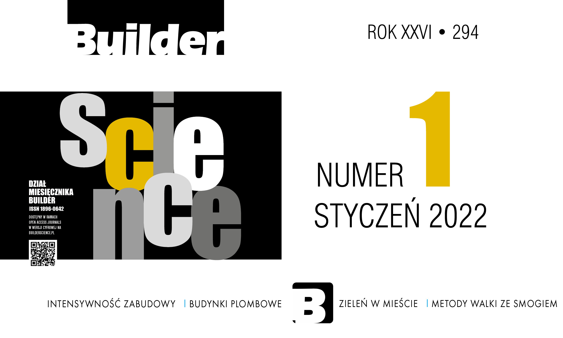 BUILDER SCIENCE 01.2022