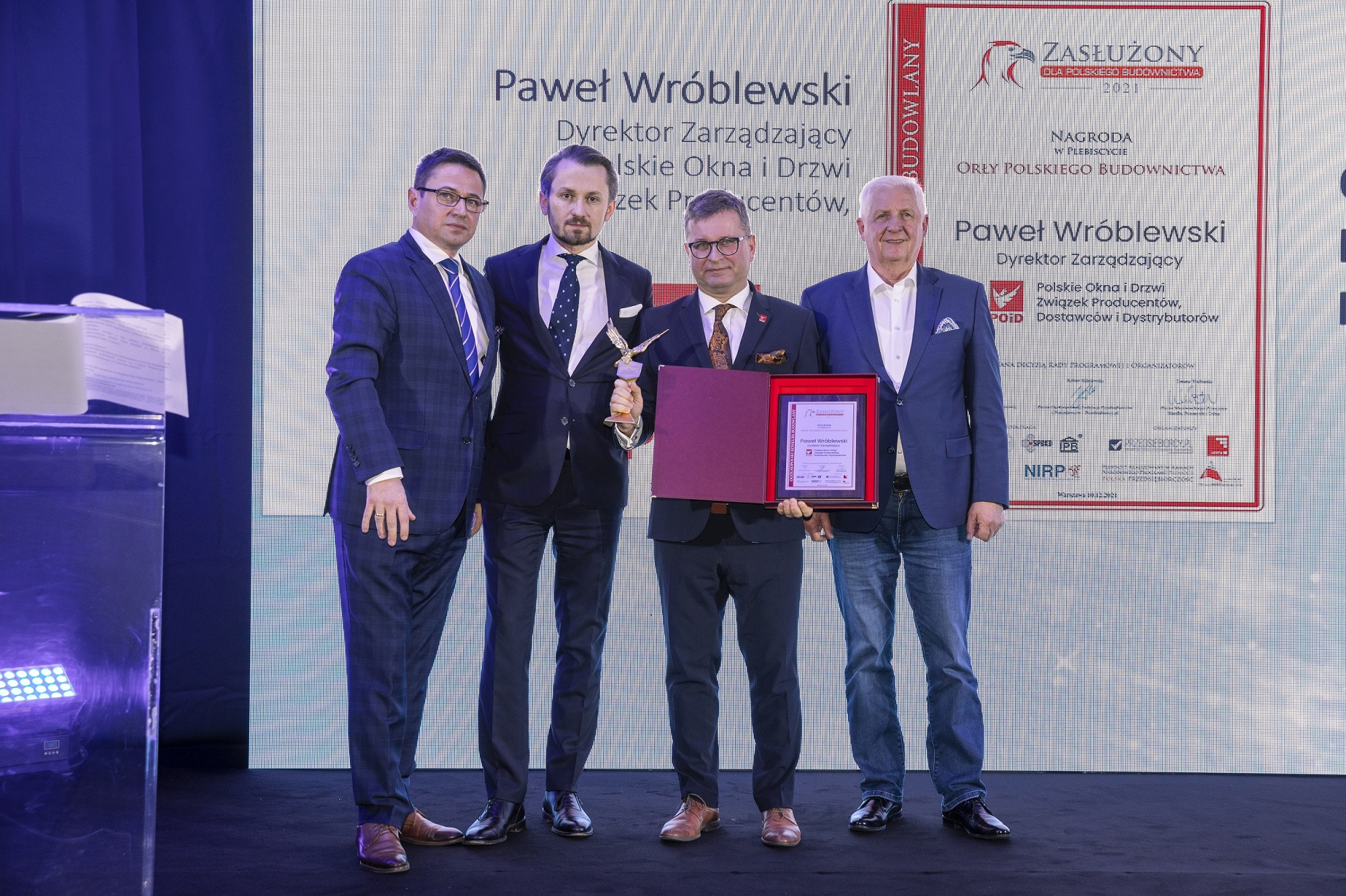 Dyrektor zarządzający POiD wyróżniony nagrodą Zasłużony dla Polskiego Budownictwa