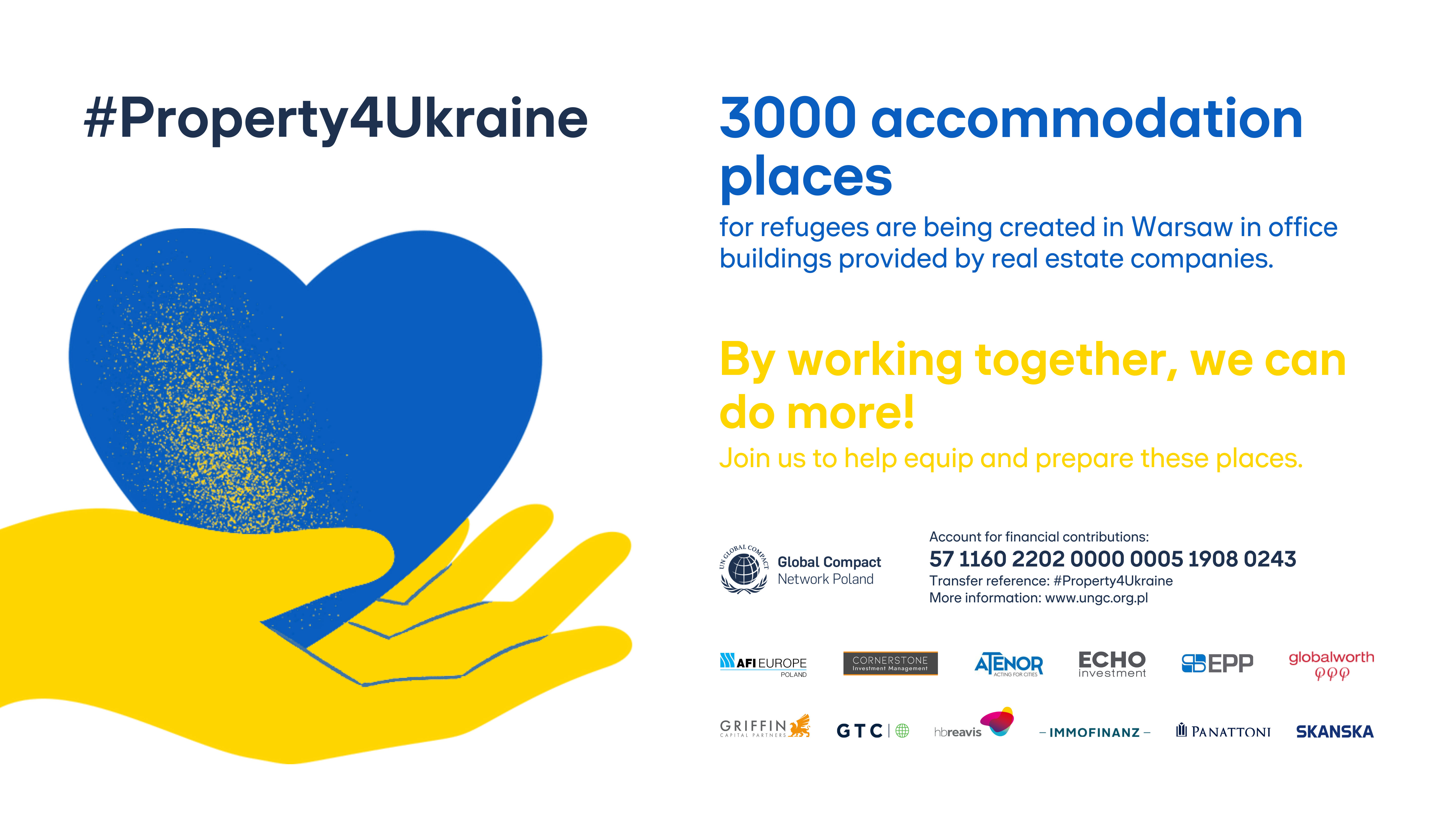 #Property4Ukraine. Branża nieruchomości zapewnia dach nad głową dla 3 tys. uchodźców