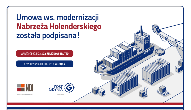 Umowa ws. modernizacji Nabrzeża Holenderskiego podpisana!