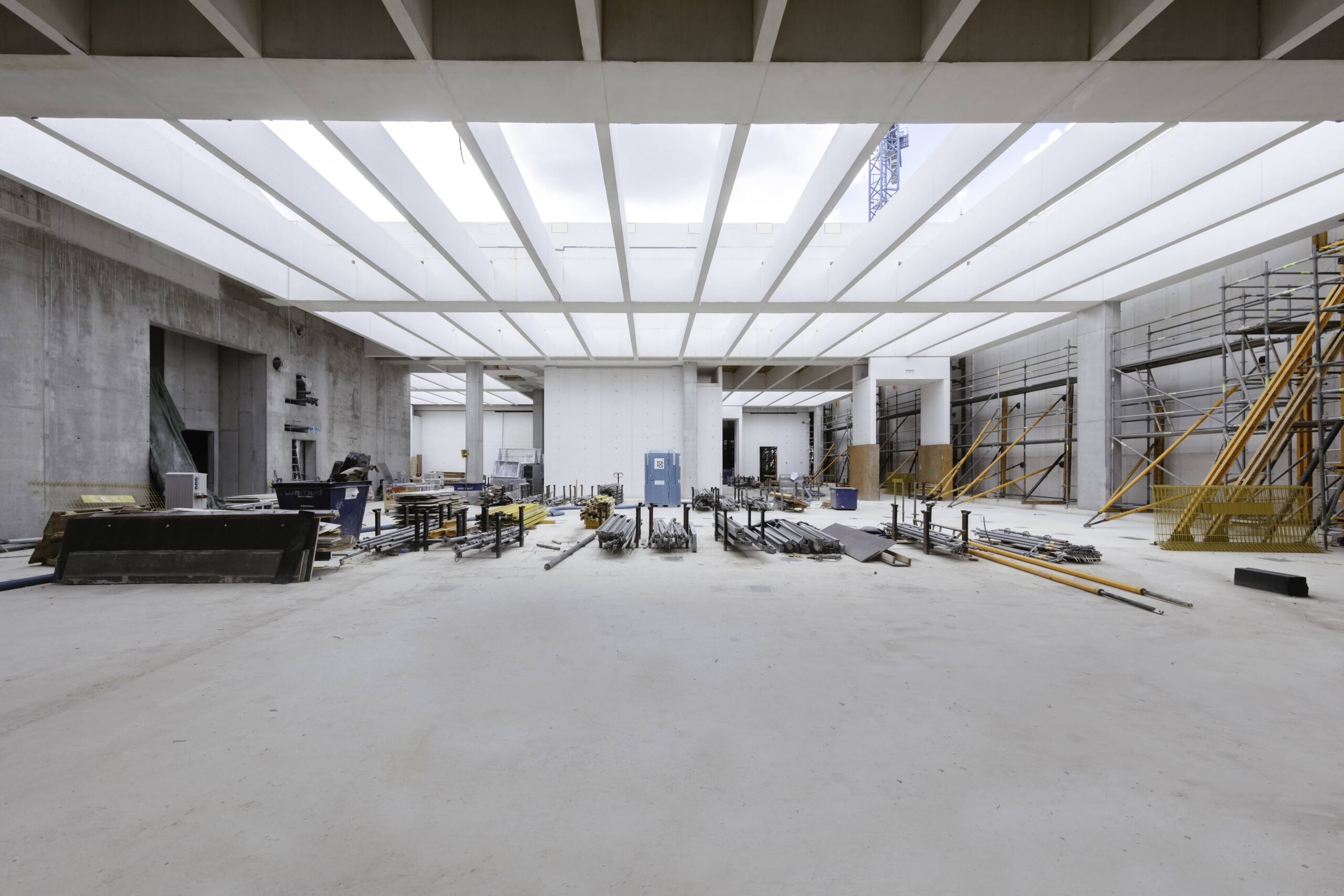 Muzeum Sztuki Nowoczesnej w budowie, czyli integracja technologii z architekturą