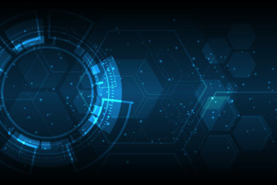 Abstract technology background Hi-tech communication concept inn