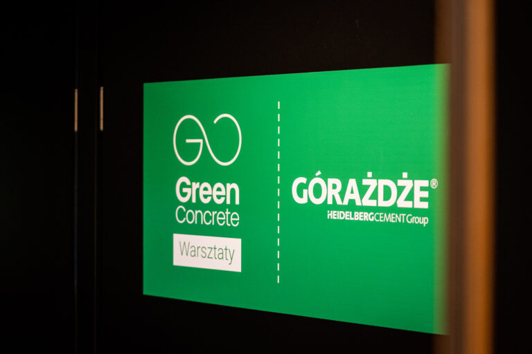 WARSZTATY BETONÓW NISKOEMISYJNYCH GOGREEN CONCRETE
