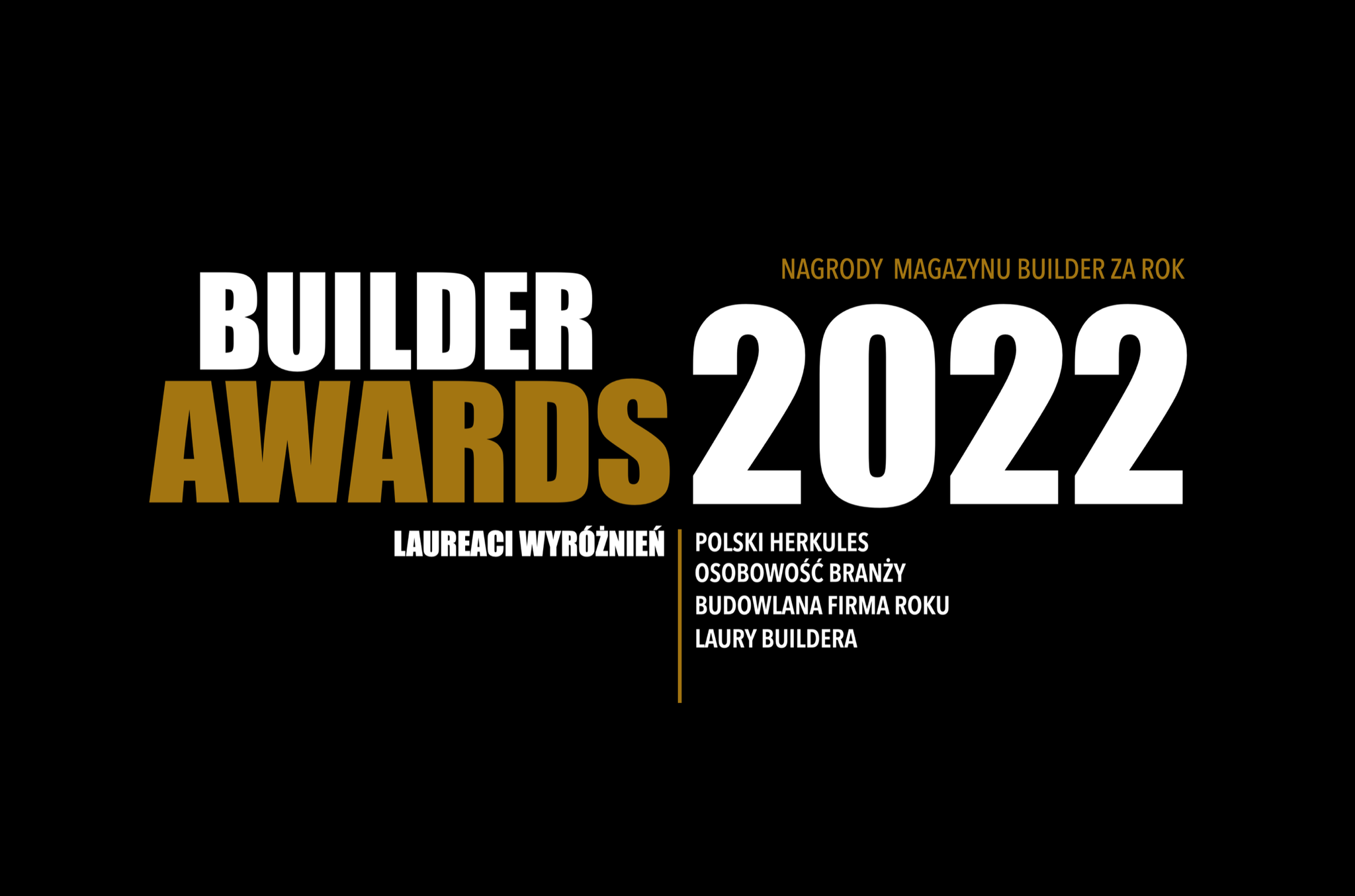 BUILDER AWARDS 2022 – LAUREACI