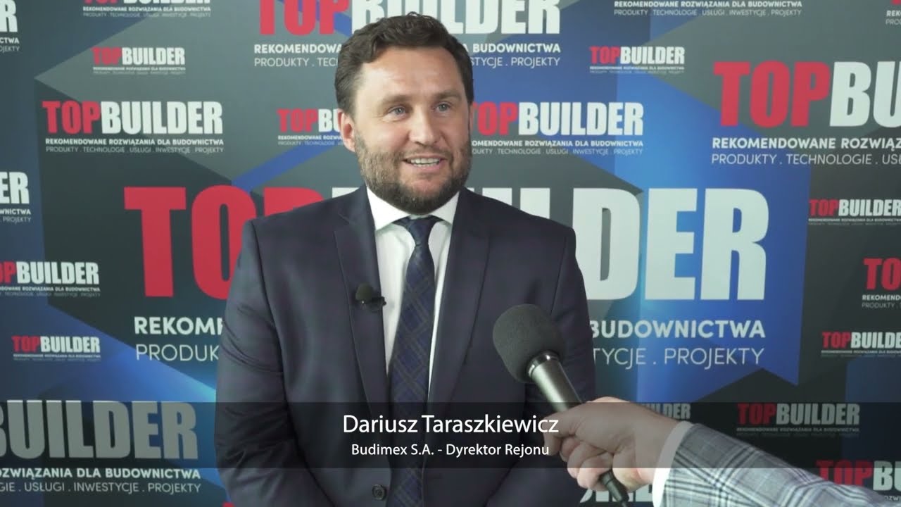 Gala TopBuilder 2023 – Dariusz Taraszkiewicz, Budimex S.A.