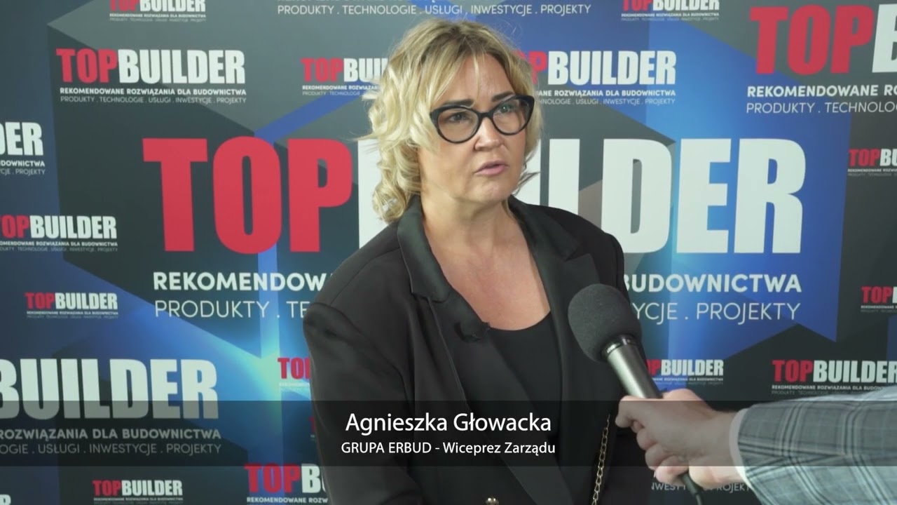Gala TopBuilder 2023 – Agnieszka Głowacka, GRUPA ERBUD