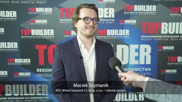 Gala TopBuilder 2023 – Maciek Szymanik, WSC Witold Szymanik i S-ka Sp. z o.o.