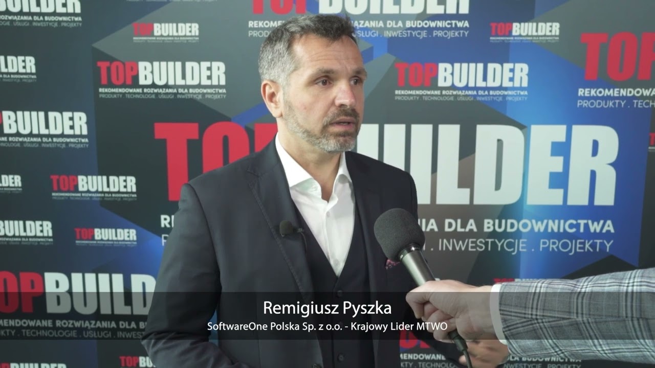 Gala TopBuilder 2023 – Remigiusz Pyszka, SoftwareOne Polska
