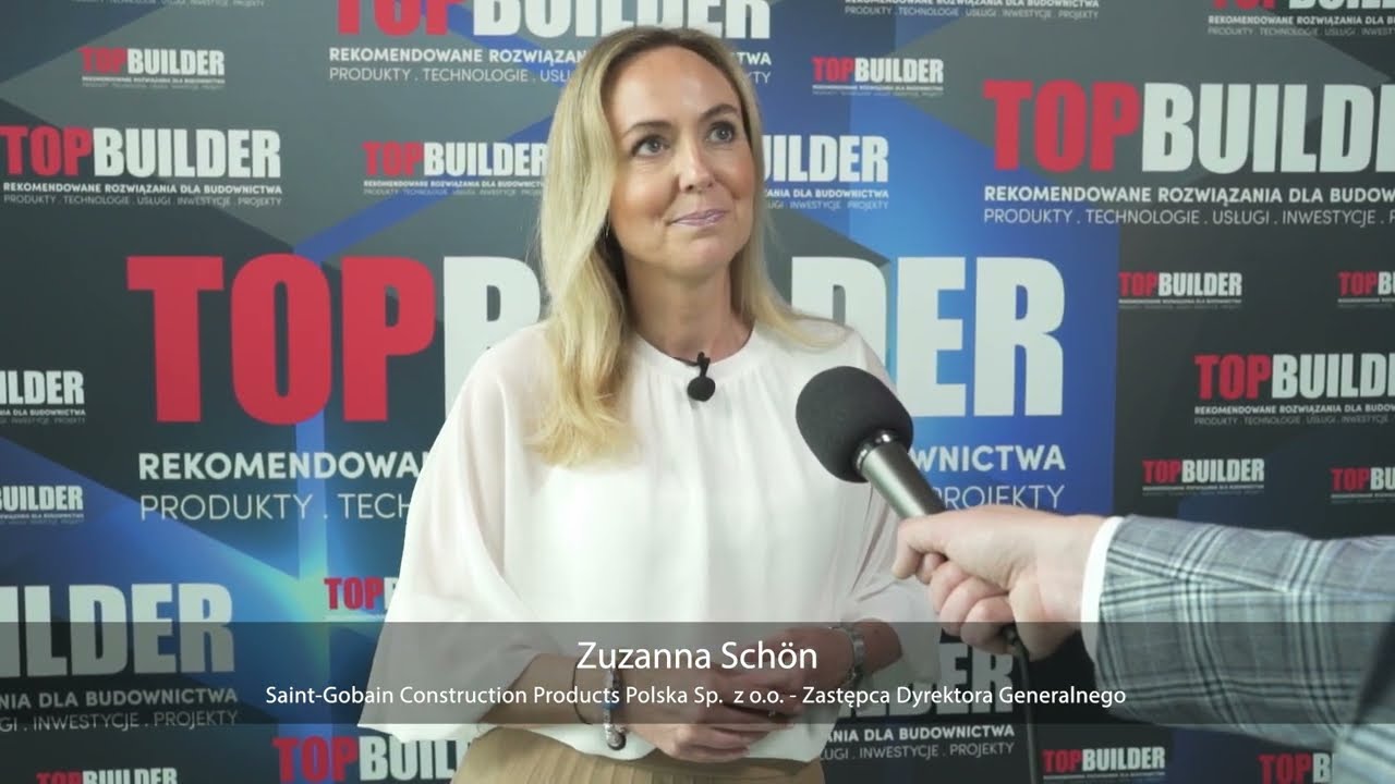 Gala TopBuilder 2023 – Zuzanna Schön, Zastępca Dyrektora Generalnego ds. Marketingu w Saint-Gobain